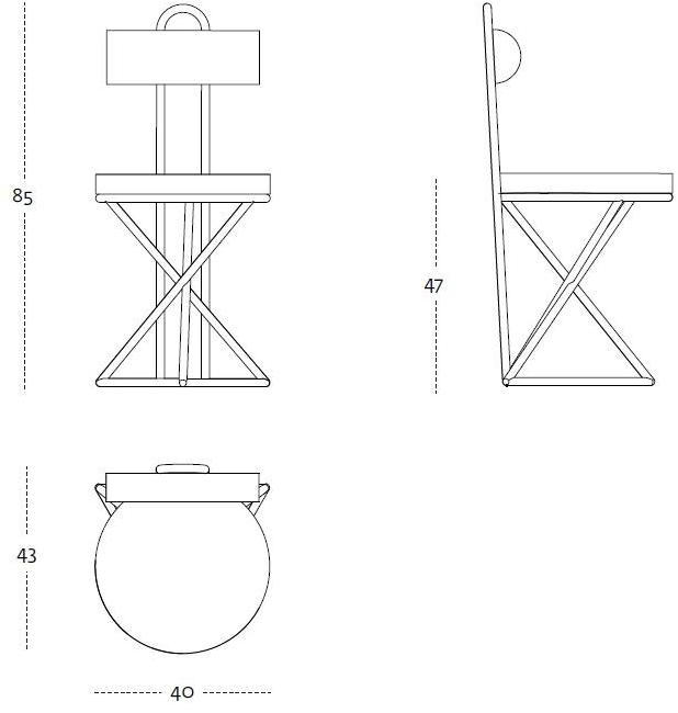 altreforme Стул из алюминия Galactica sun-id-1409294 - Вид №3