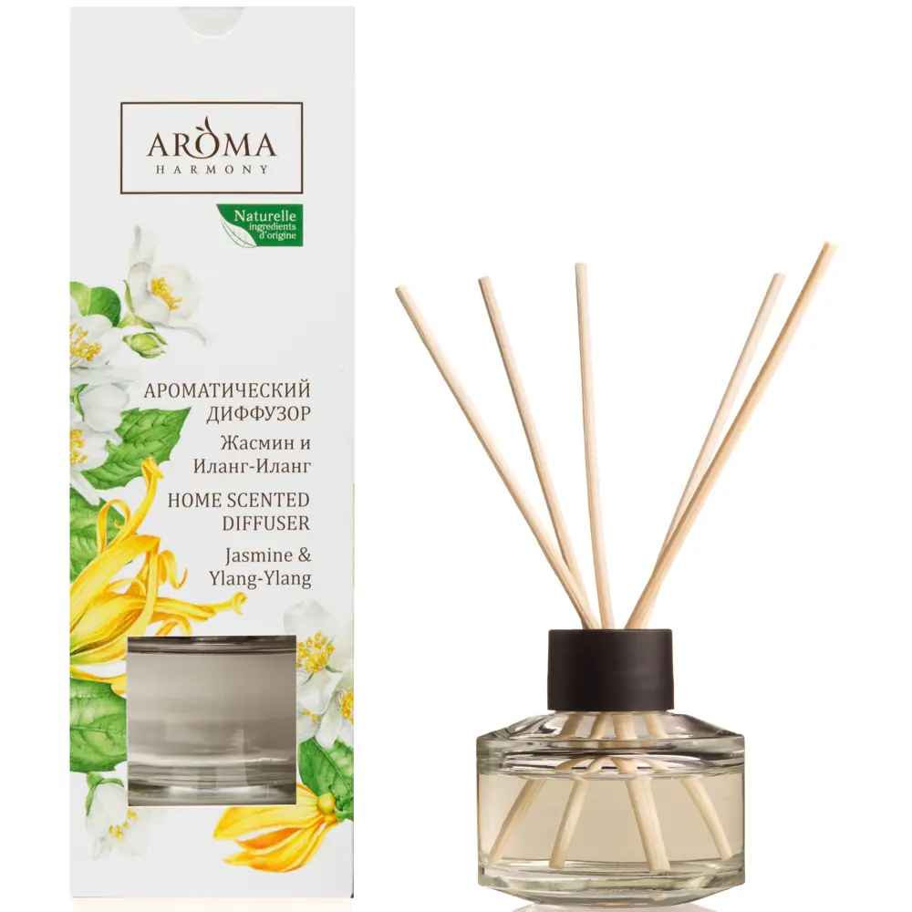 Ароматический диффузор Aroma Harmony Жасмин и иланг-иланг, 100 мл 85390867 STLM-2201586 