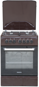9233630 Газовая плита RENOVA SG6E-BR коричневый