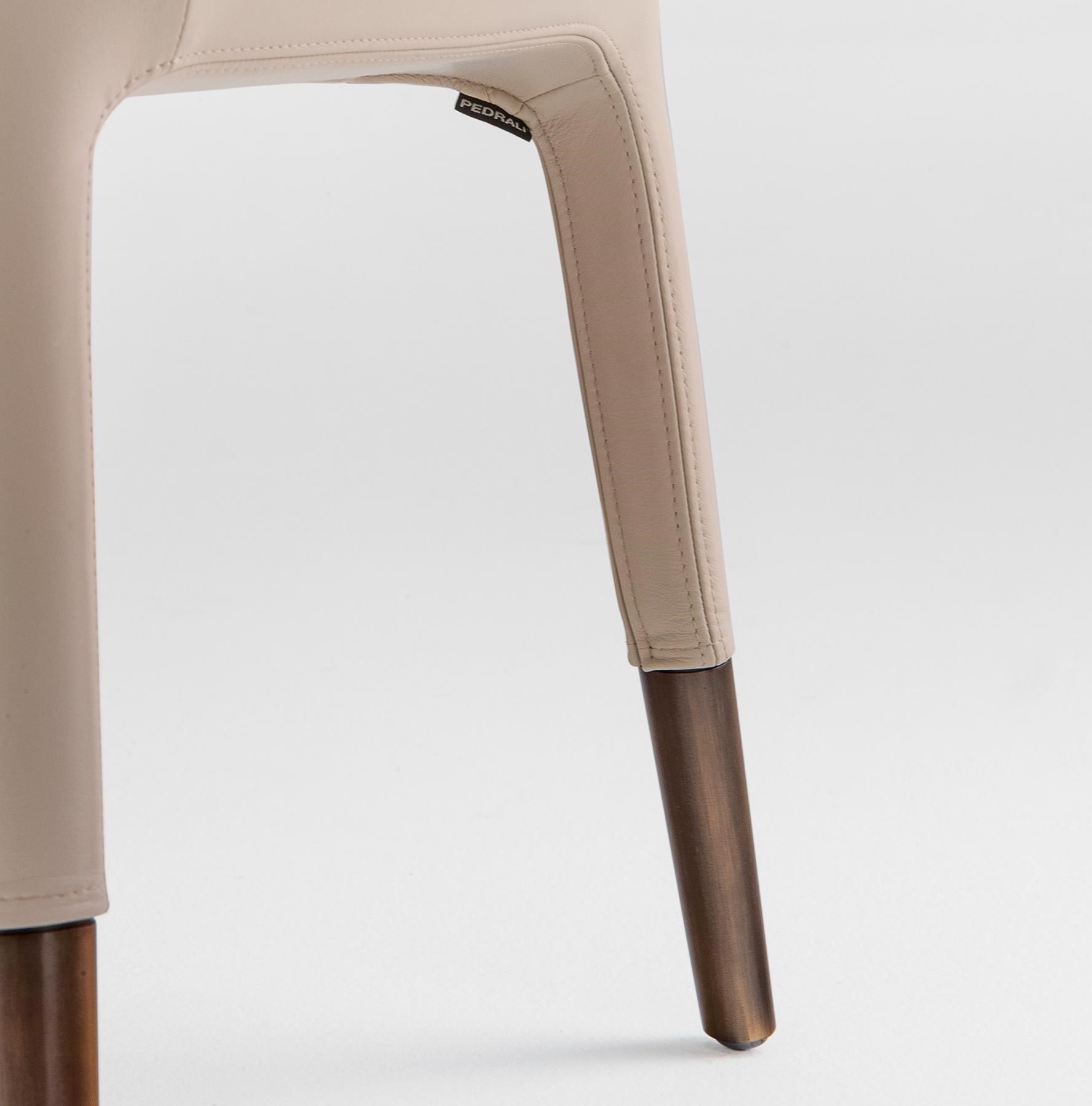 Кожаный мягкий стул для ресторана Pedrali ARCH-00031105 - Вид №15