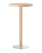 XT 477A Высокая рама стола с нижней крышкой из глянцевой или сатинированной нержавеющей стали. Колонна из глянцевой или сатинированной нержавеющей стали или бука. Et al. XT