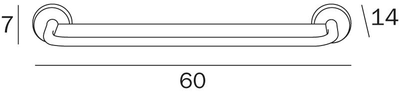 INDA® Хрустальная полка для ванной Colorella A2308 - Вид №1