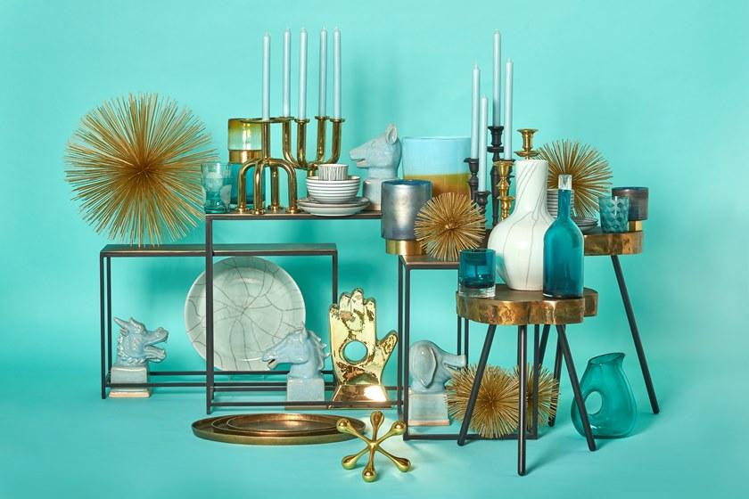 Pols Potten Овальный поднос из алюминия  390-400-051  - Вид №1