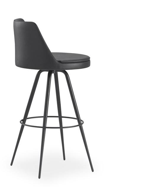 B&T Design Кожаный табурет с подставкой для ног sun-id-1401485 - Вид №2