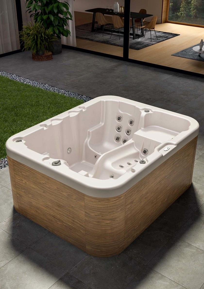 Albatros Прямоугольный мини-бассейн с 3-х местной гидромассажной ванной  04prp221  - Вид №2