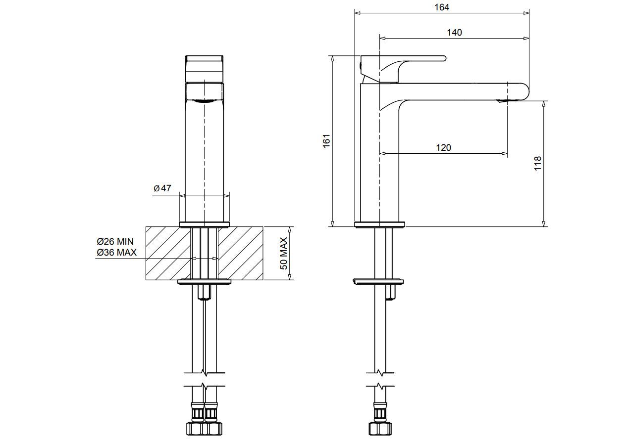 Однорычажный смеситель для раковины Gaia Mobili Complements ARCH-00057713 - Вид №1