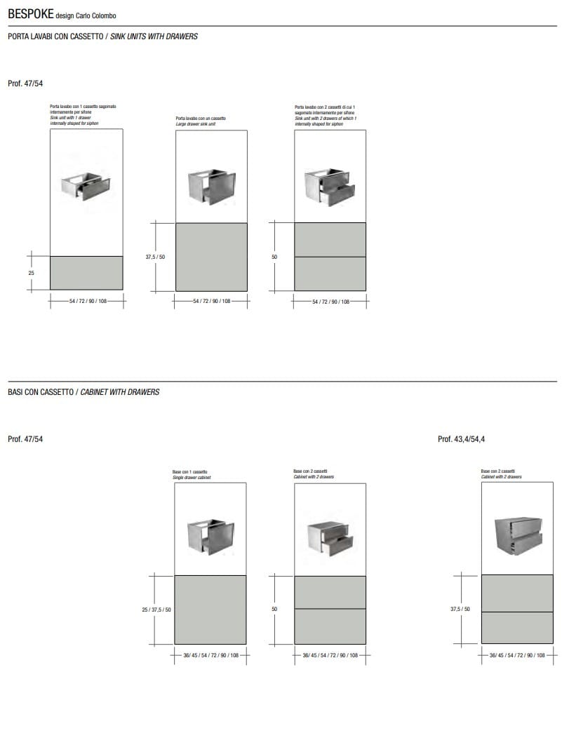Полная мебель для ванной комнаты Antoniolupi Bespoke ARCH-00152787 - Вид №53