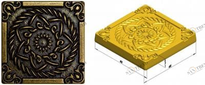 Вставка латунь Sun 5х5 (52 шт) kavarti Kavarti (Каварти) sun-id-322923