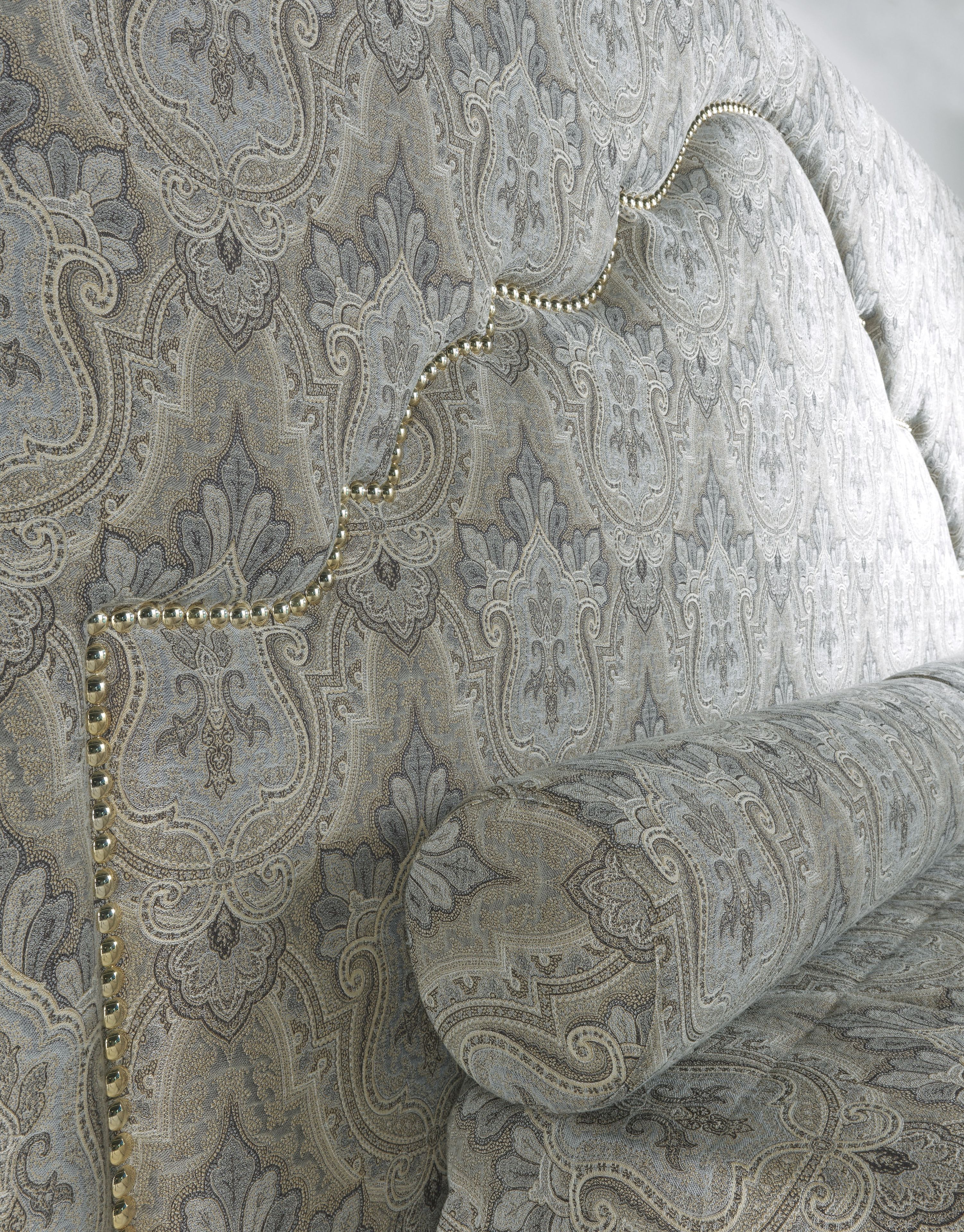 Двуспальная кровать из ткани с высоким изголовьем ETRO Home Interiors BOMBAY ARCH-00073802 - Вид №8