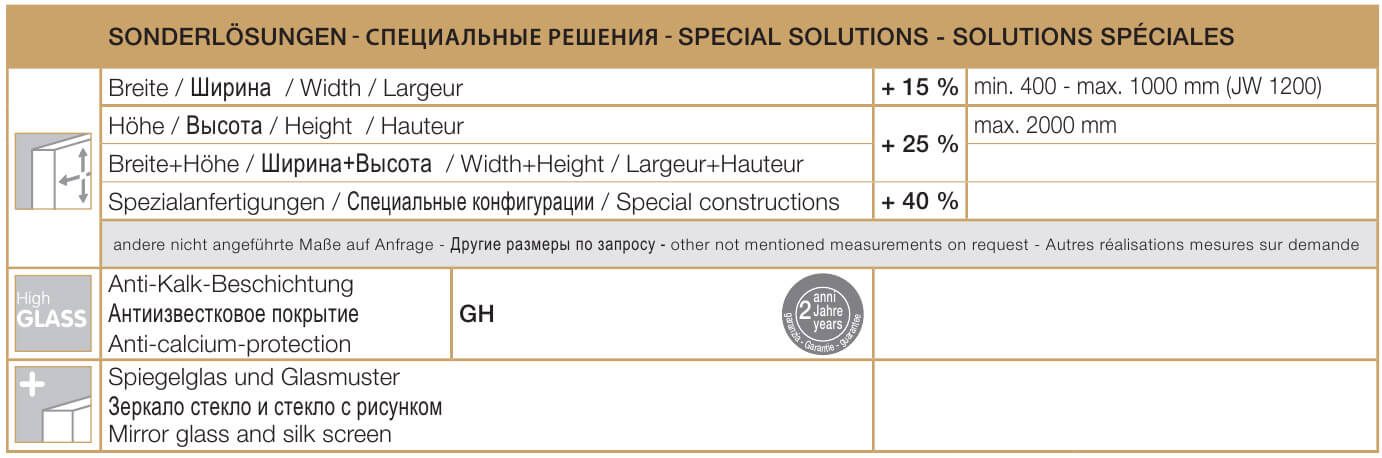 Маятниковая дверь Provex Jolly JT 0070 JT 05 GL для прямоугольной кабины 0070JT05GL - Вид №2