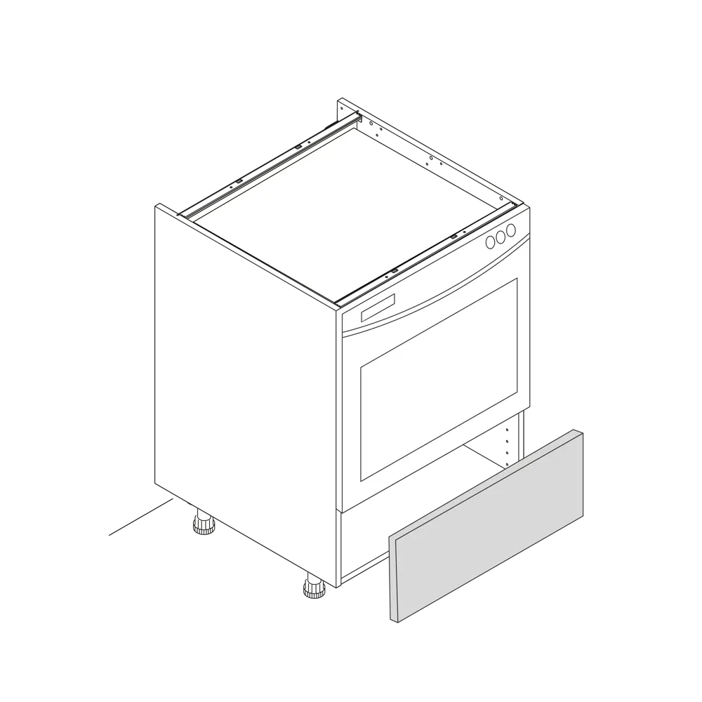 Фасад Delinia ID для кухонного ящика под духовку Касли 44.7×16.7 см 86881058 STLM-0887743 - Вид №12