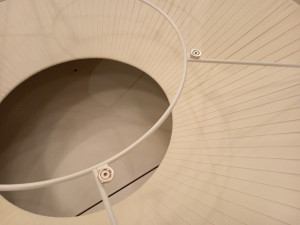 Потолочный светильник из ткани