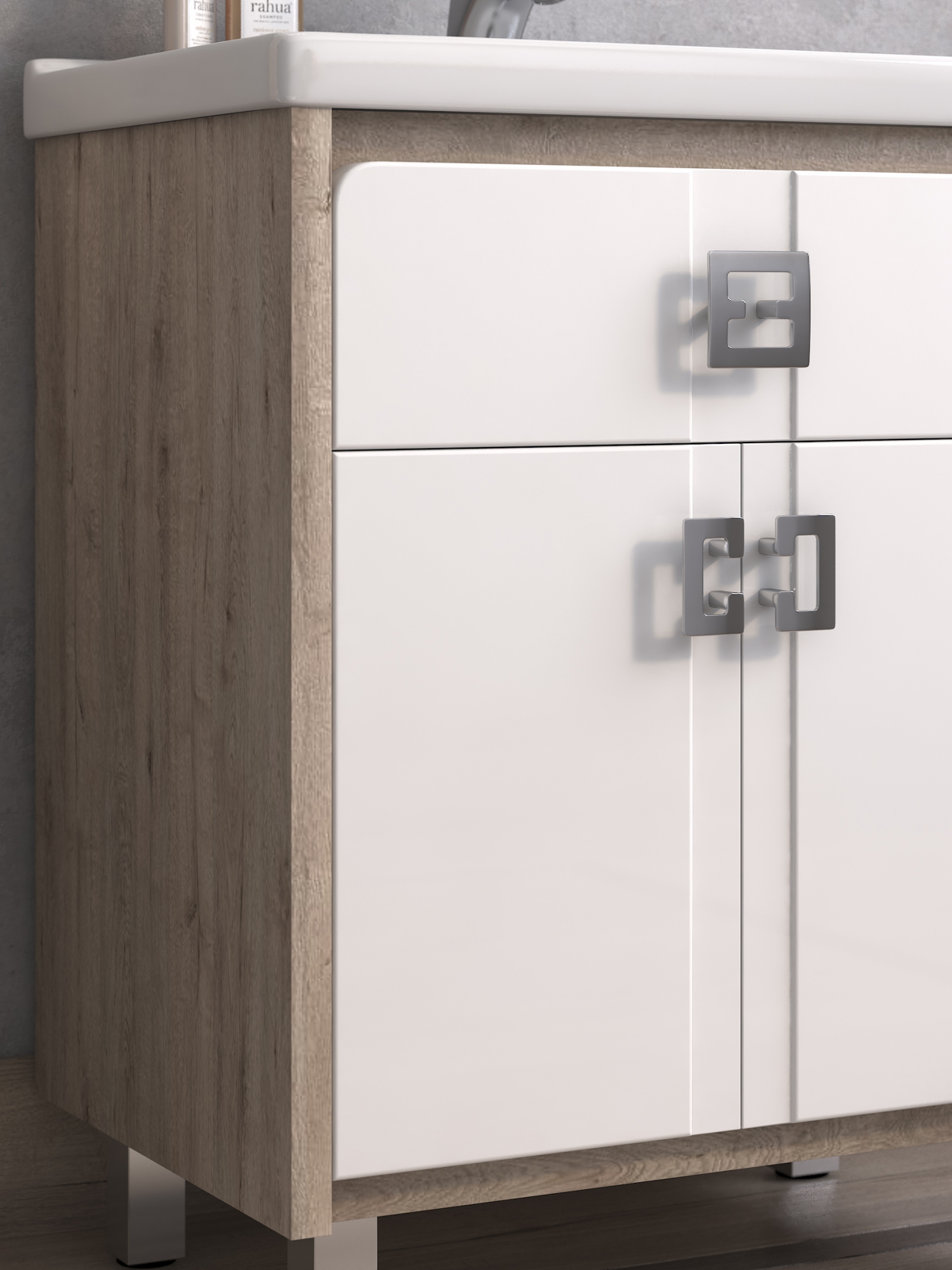 Тумба Bruno 2-600 дуб кантри (Миранда)600⨉440⨉790 мм кантри Santreyd sun-id-664567 - Вид №2