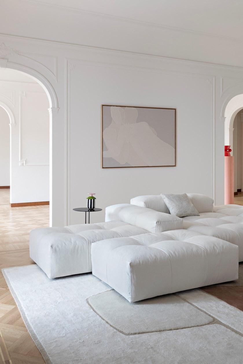 Saba Italia Секционный диван со съемным чехлом из ткани Pixel sun-id-1386988 - Вид №4