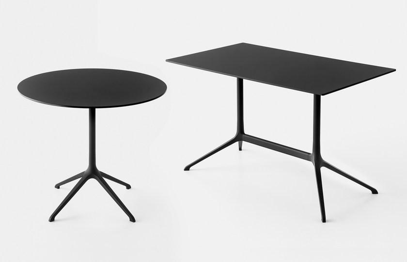 Kristalia Прямоугольный стол из литого под давлением алюминия с откидной крышкой Elephant sun-id-1455627 - Вид №8