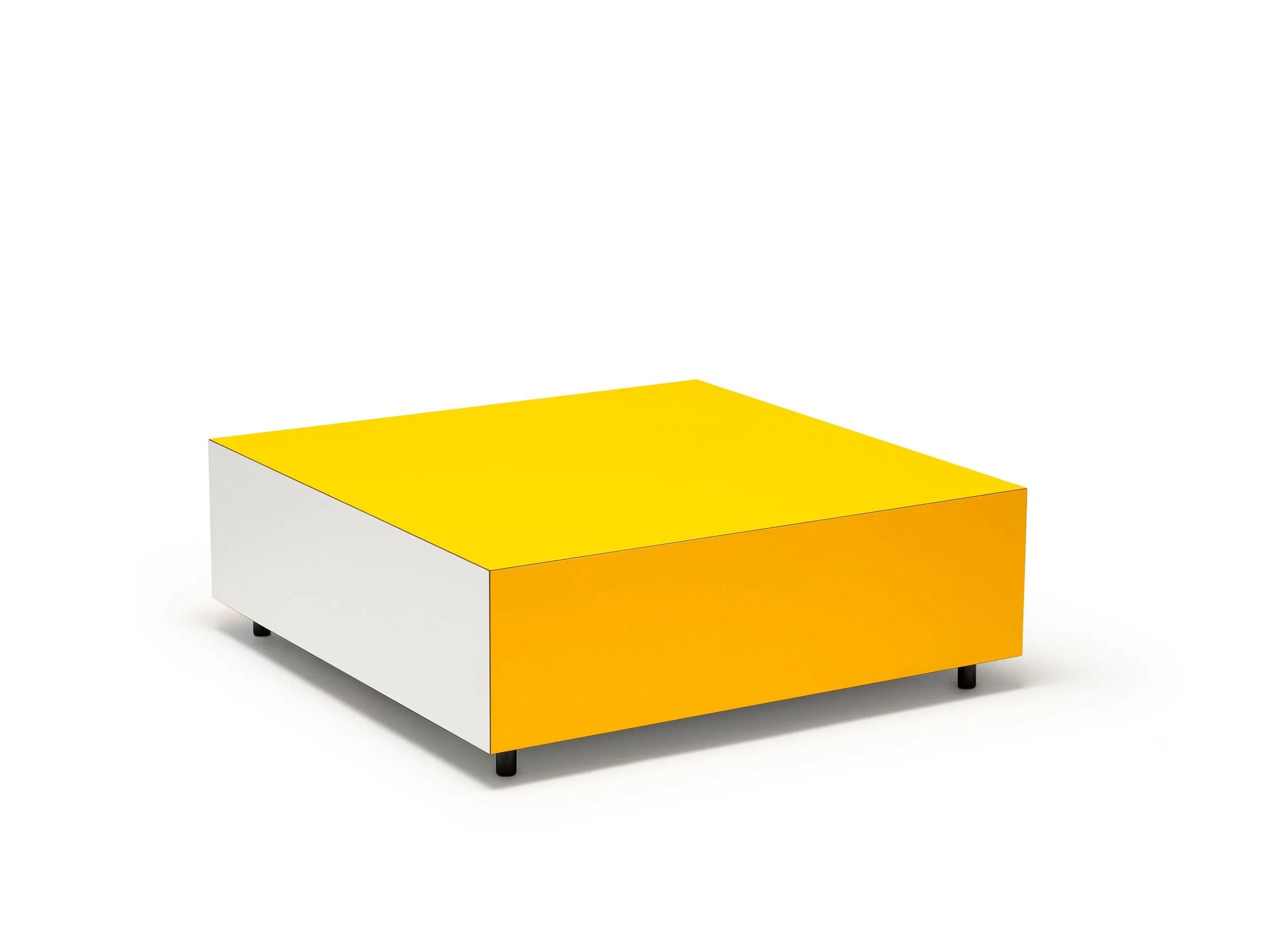 Низкий квадратный журнальный столик из фанеры Established&Sons Bloc ARCH-00108463