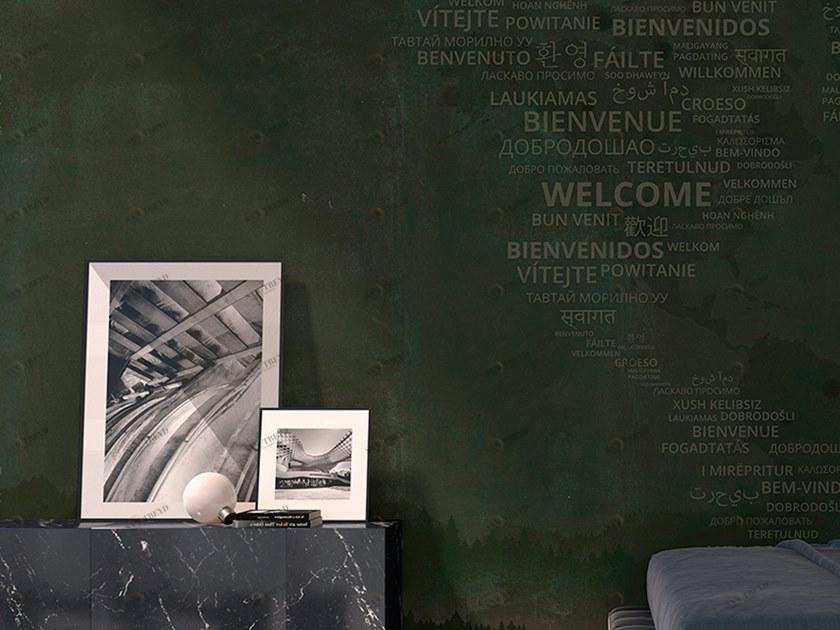 YO2 Виниловые обои с тиснением Globe drafts sun-id-1410604