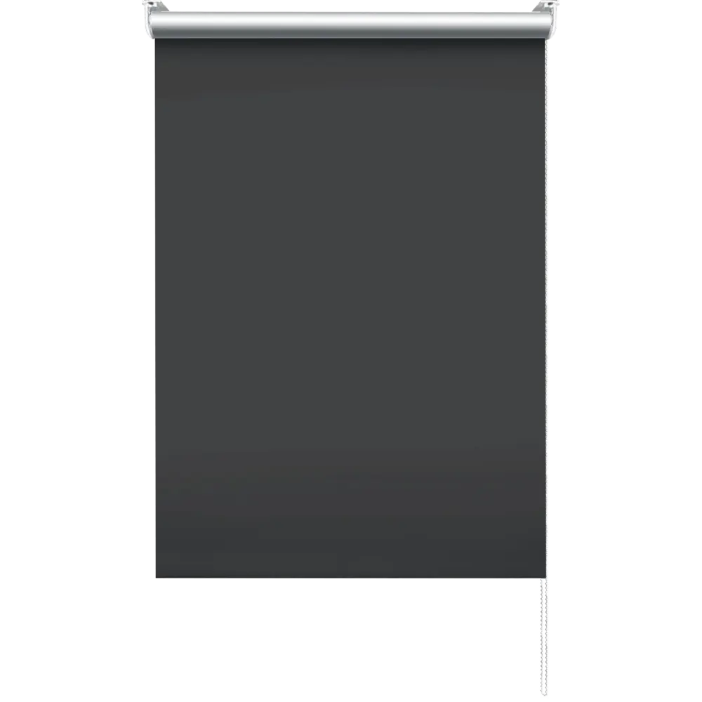 Штора рулонная блэкаут Эскар 60x160 см черная Black 1 86792822 STLM-2185612 BLACKOUT
