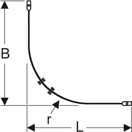 500.998.00.5 Угловая душевая перегородка IDO Showerama 10-4 Geberit  - Вид №2
