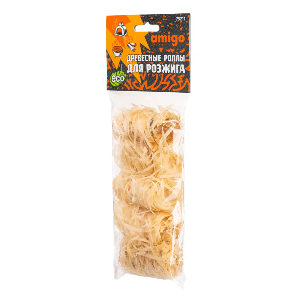 Роллы для розжига Amigo 75211, 5 шт. - быстрый и безопасный розжиг 89404348 STLM-1565270