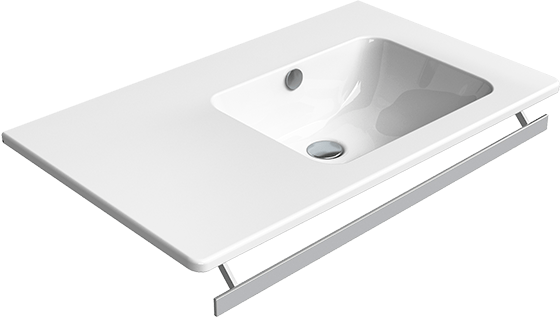 8857111 Встроенная раковина под столешницу овальная GSI ceramica City - Вид №2