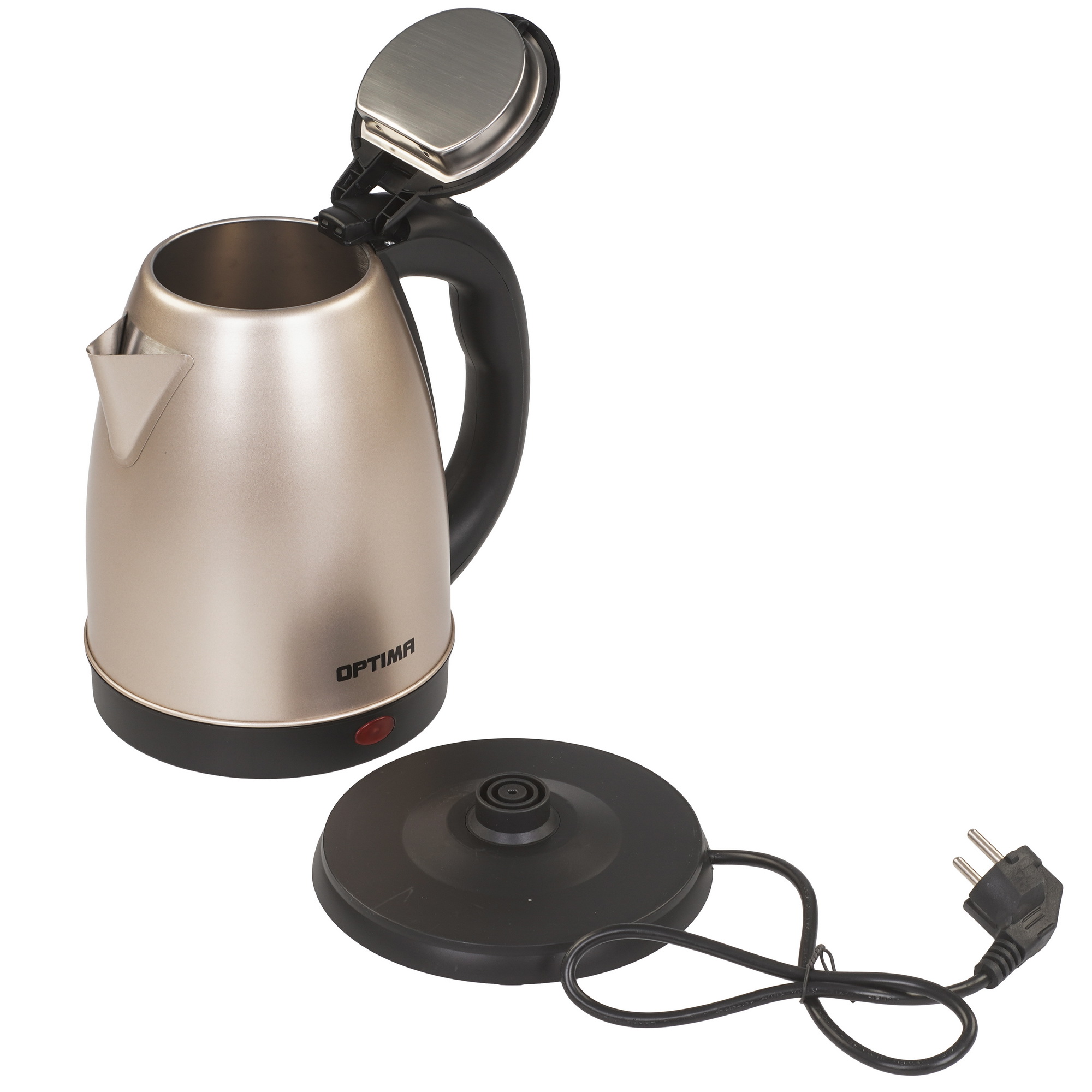 9269563 Электрочайник OPTIMA EK-1808SS бежевый STDN-0127611 - Вид №4