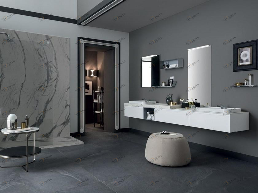 RAB Arredobagno Двойная подвесная тумба под умывальник с ящиками 3.0 sun-id-1391020