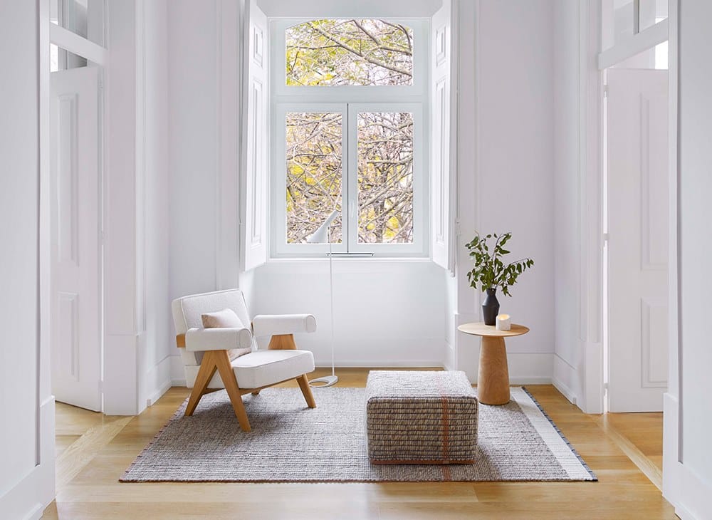 Прямоугольный ковер из шерсти, льна и хлопка GAN Reversible ARCH-00079922 - Вид №1