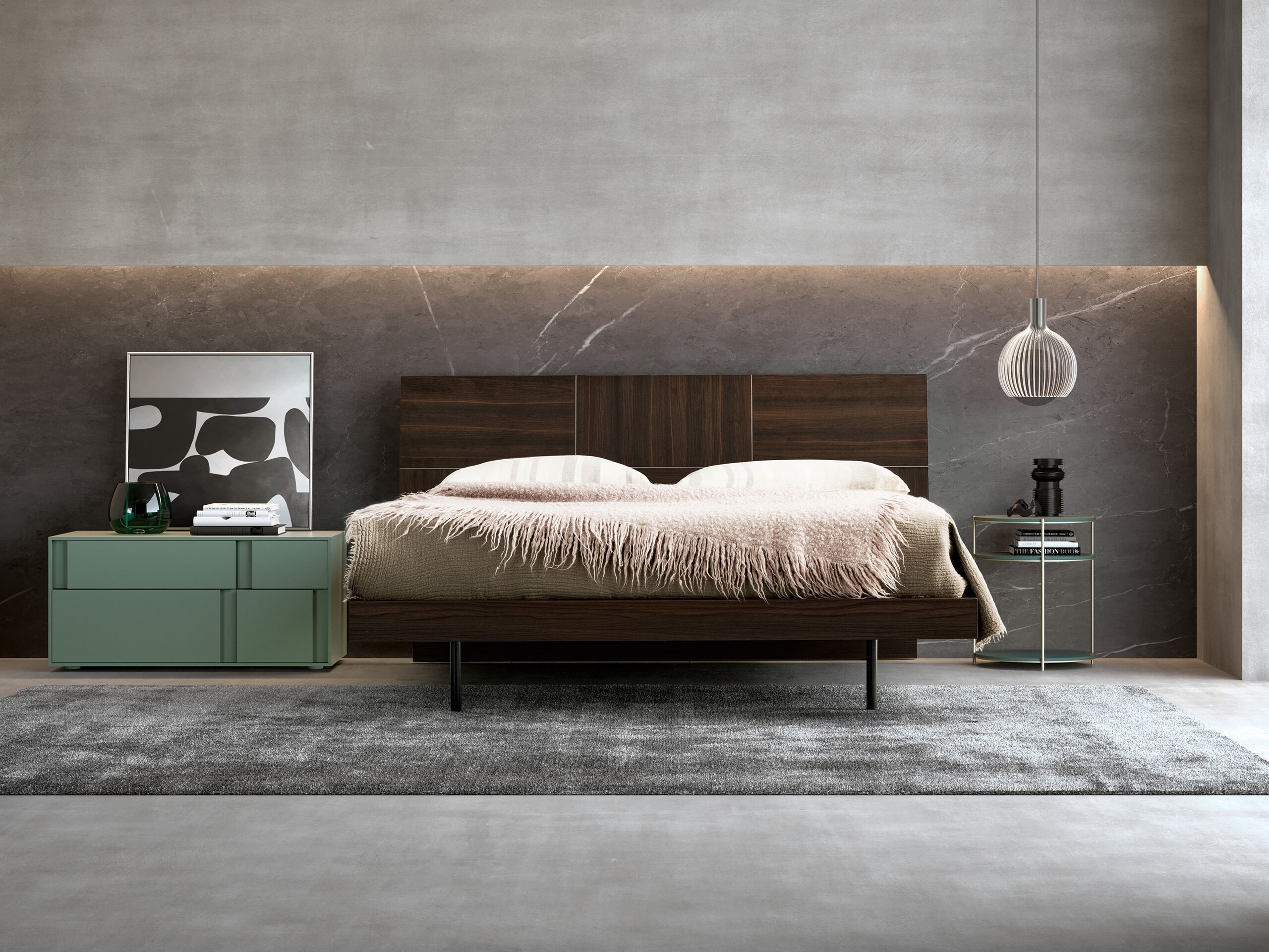 Деревянная двуспальная кровать Adok SIRIO ARCH-00149004