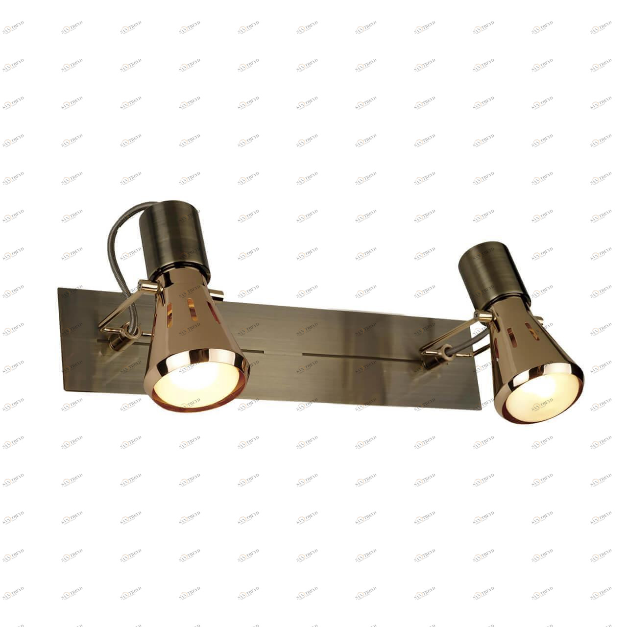 Спот настенный на 2 лампы бронзовый "Марс" CL527523 CITILUX МАРС 00-3926786 Бронза 