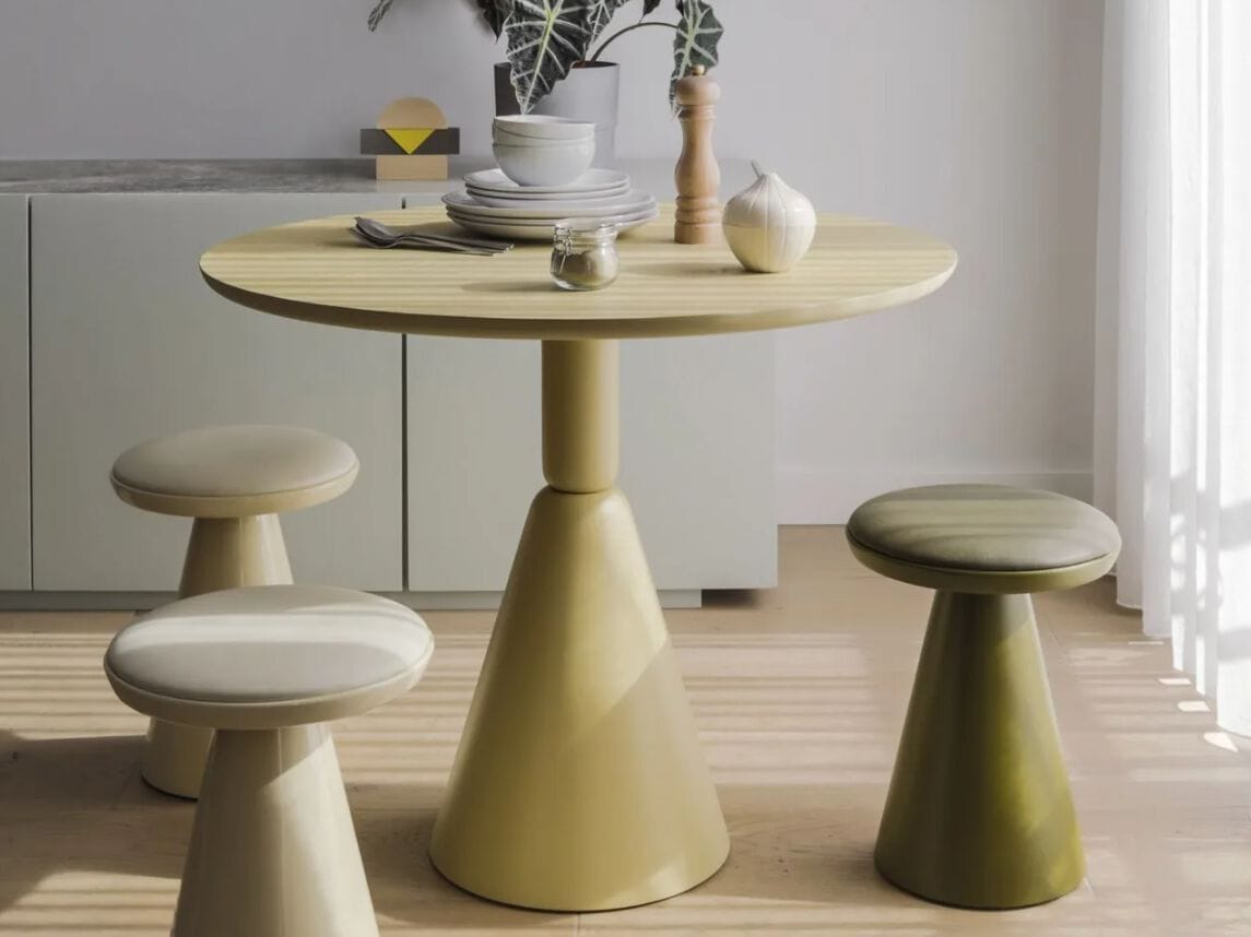 Круглый деревянный стол In Stock Sancal ARCH-00031044 - Вид №1