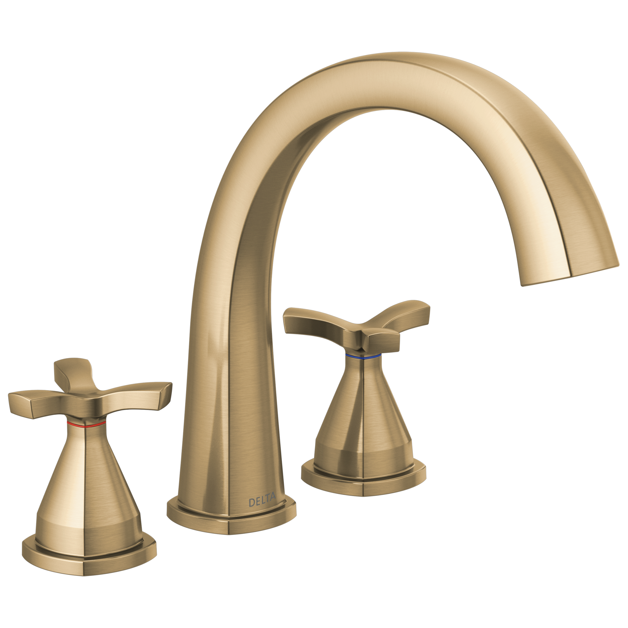 T27776-CZ Отделка римской ванны с тремя отверстиями Delta Faucet Stryke Шампанское бронза 