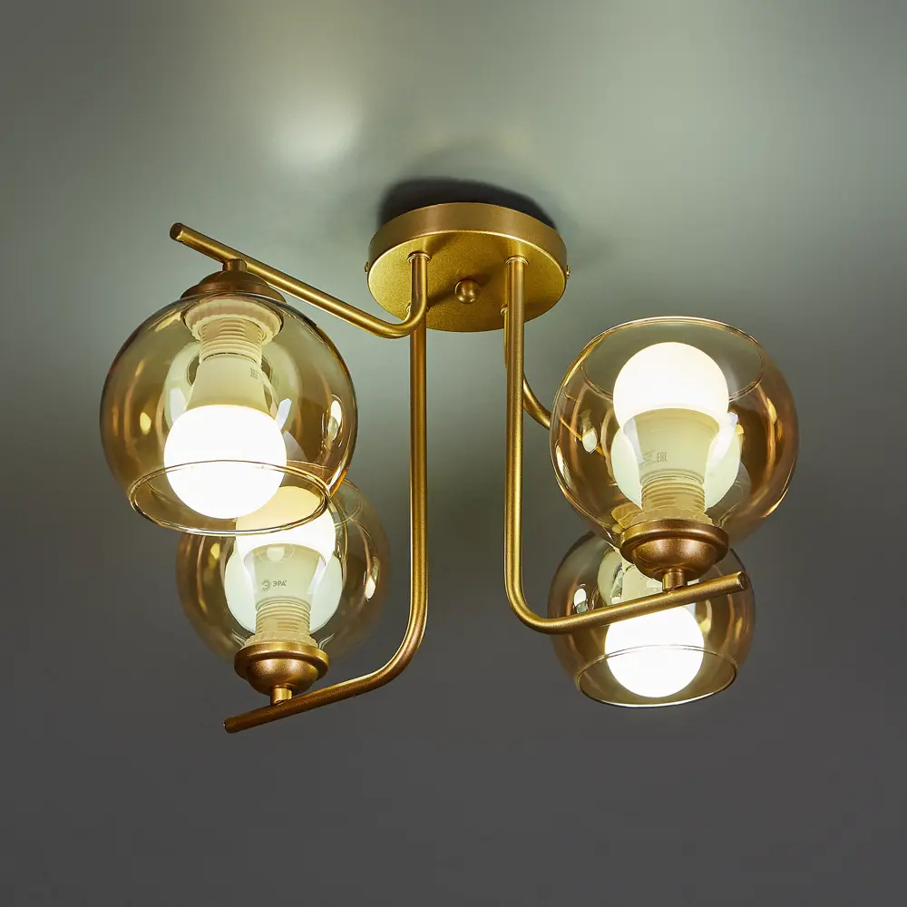 Люстра подвесная 1134/4 4 лампы цвет золотой Escada STLM-2015040 - Вид №1