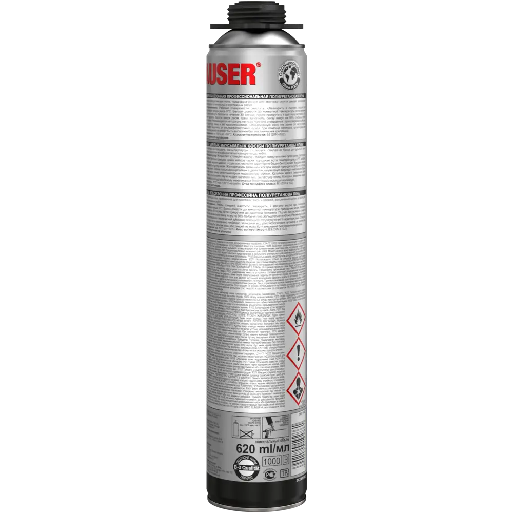 Пена монтажная пистолетная Hauser Pro всесезонная 620 мл 83738957 STLM-2042473 Santreyd  - Вид №1