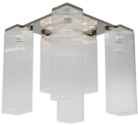 Patinas Lighting Никелевый потолочный светильник ручной работы Hoffmann sun-id-1471301 - Вид №1