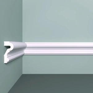 Молдинг настенный полистирол ударопрочный Bello Deco М23 белый 22x50x2000 мм