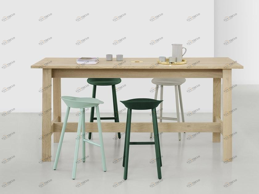 e15 Прямоугольный высокий стол из массива дерева Basis sun-id-1469800