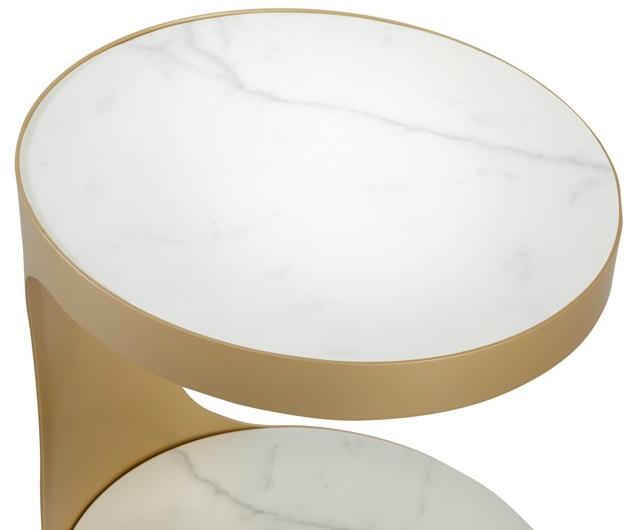 Tonin Casa Стол сервисный из стали круглый sun-id-1511374 - Вид №4