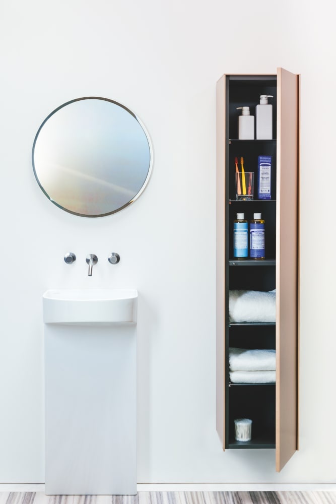 H8113417571121 Раковина, объединенная с пьедесталом, без места для установки смесителя, крепление к стене, включает керамическую крышку для сливного отверстия LAUFEN PRO - Вид №1