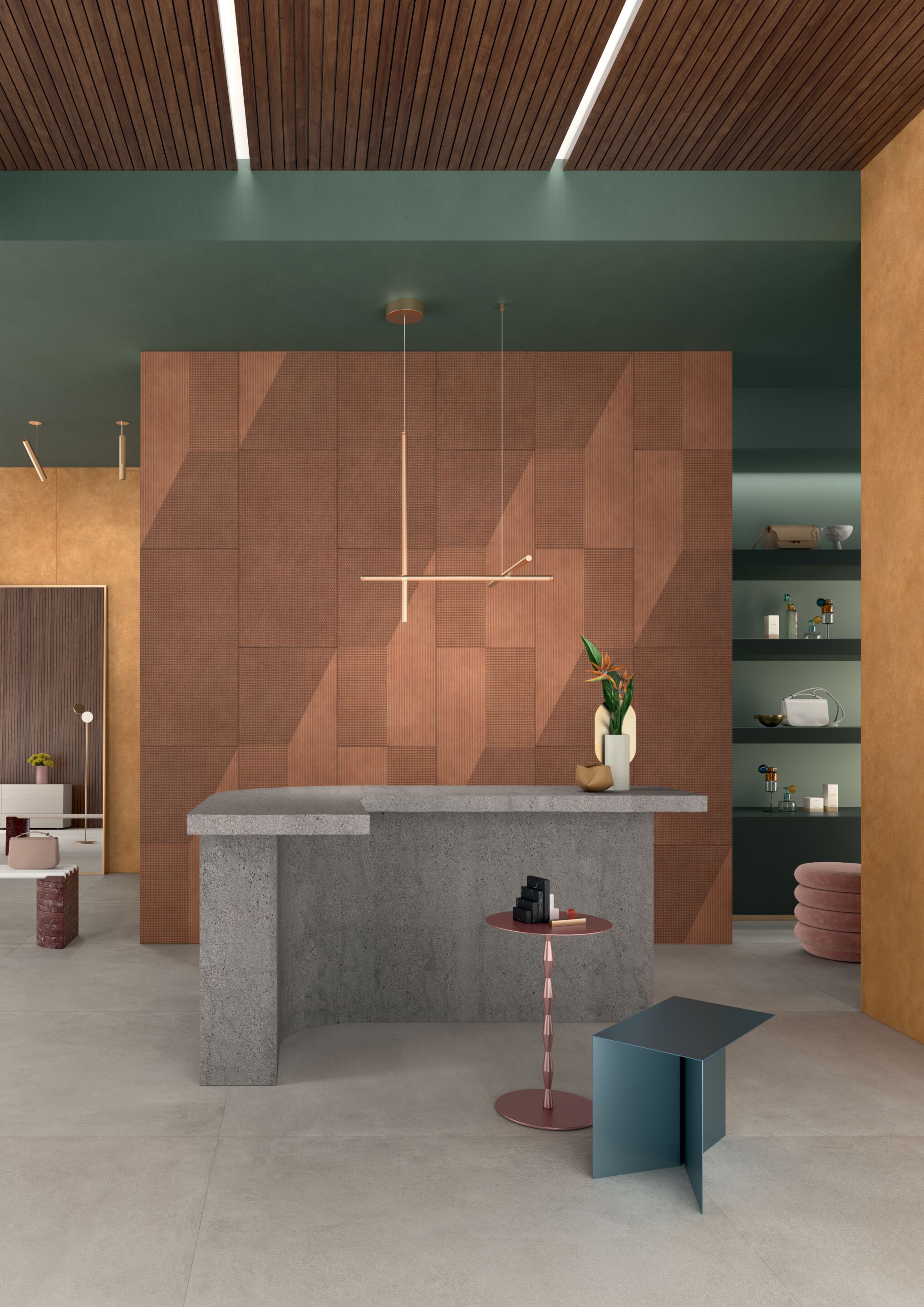 Облицовка керамогранита для интерьера LEA CERAMICHE знаки на пигментах ARCH-00059900 - Вид №6