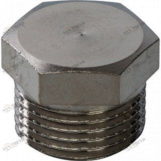 Заглушка НР 1/4" никель STOUT SFT0025000014
