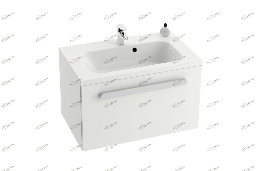 Тумба под умывальник SD 700 Chrome оникс/белая Ravak X000000533