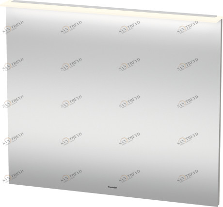 XL749500707 X-Large Зеркало с подсветкой Бетонно-серый матовый декор Duravit