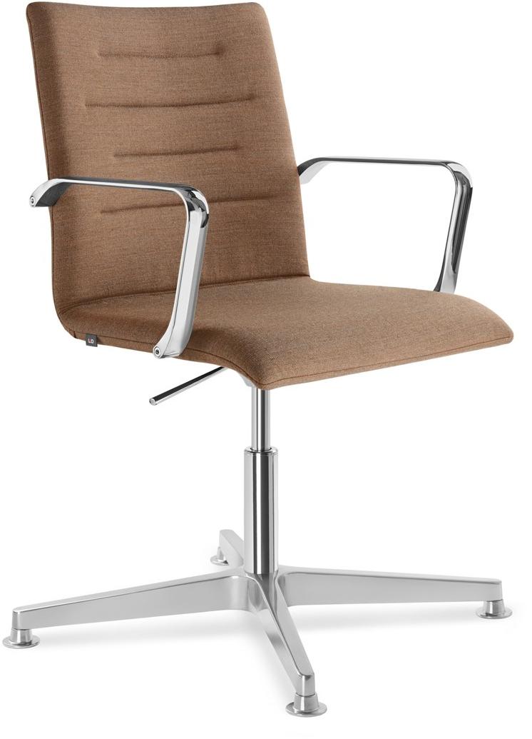 LD Seating Регулируемое по высоте офисное кресло из ткани с 4 спицами Oslo sun-id-1505626 - Вид №1