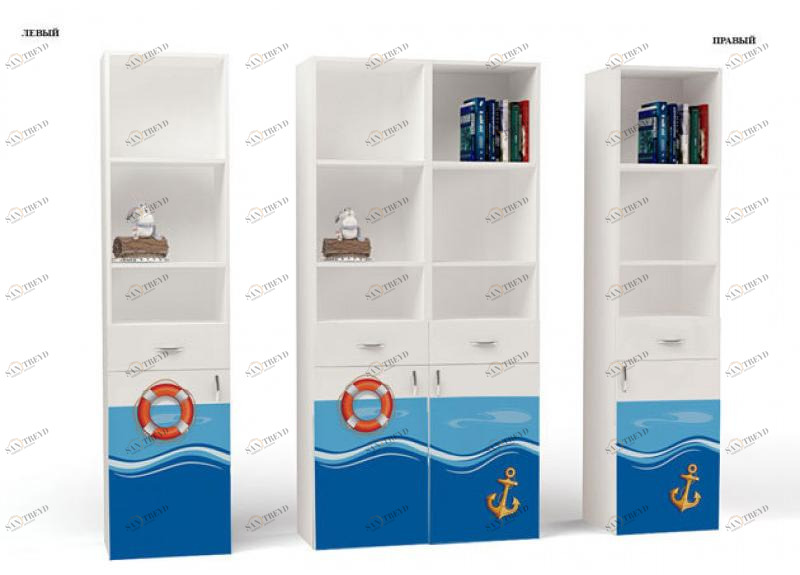 Шкаф угловой ABC-KING Ocean (левый ) 4631148151079