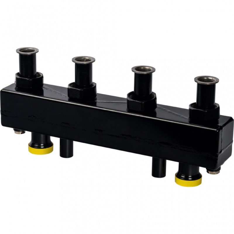 Распределительный коллектор STOUT на 2 контура DN25, с гидрострелкой, в теплоизоляции SDG0018004002 - Вид №2