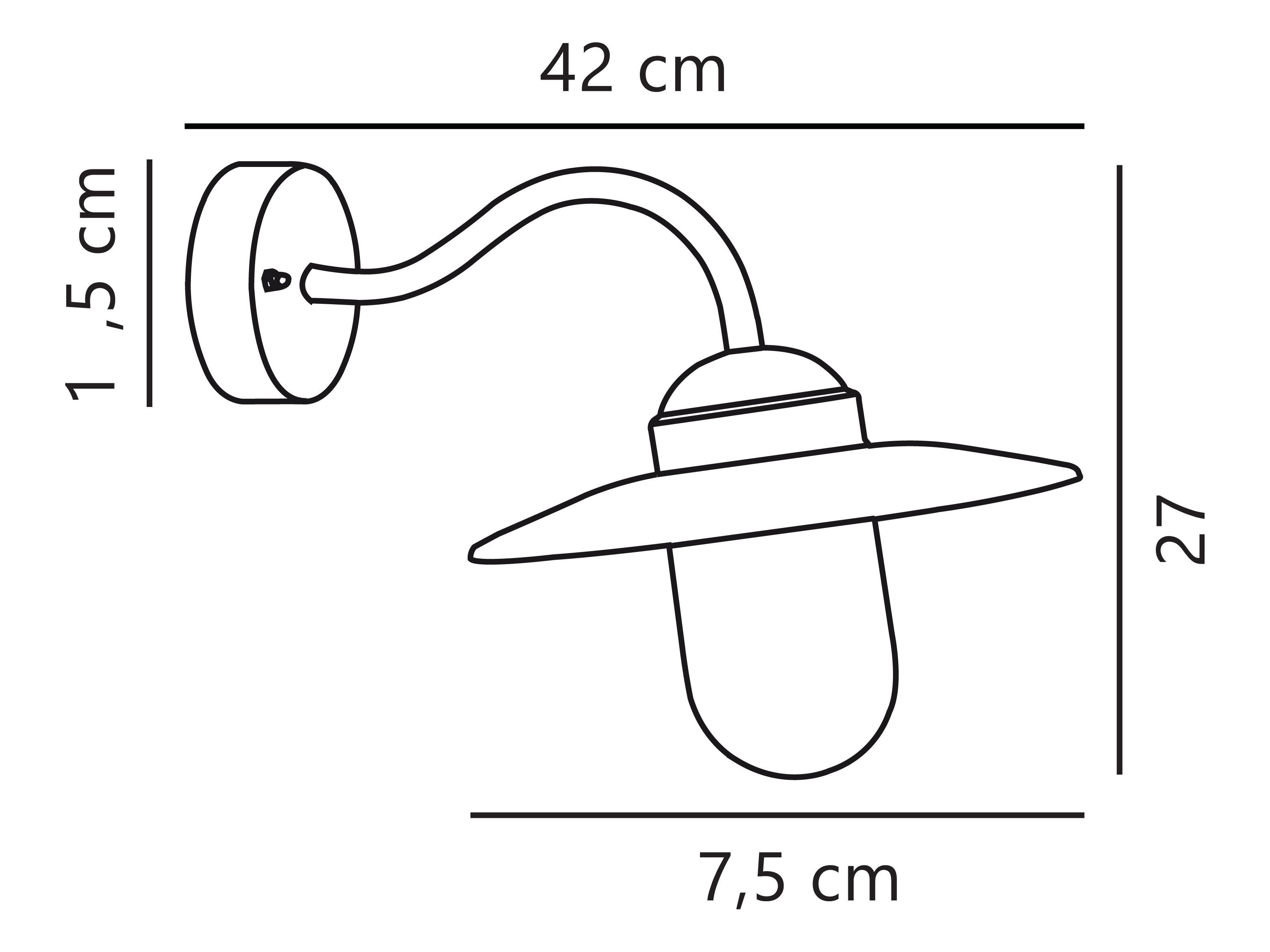 Металлическая наружная настенная лампа Nordlux Luxemburg ARCH-00104520 - Вид №8