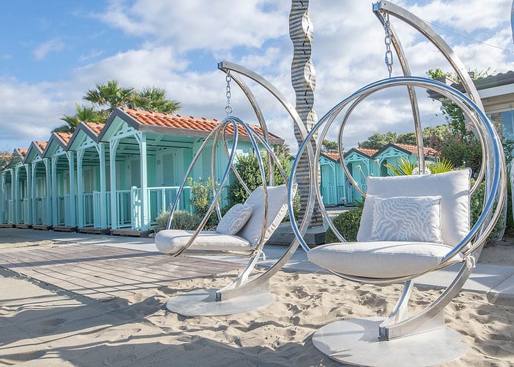 1 место из нержавеющей стали висит сиденье Galbiati Outdoor Alpemare Collection ARCH-00049027 - Вид №1