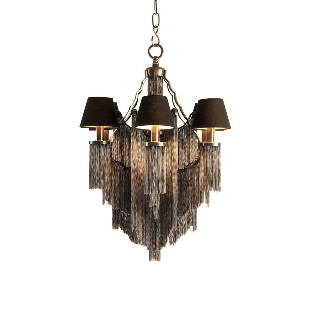 Люстра Fringe S от Eichholtz бронзовая 110206 EICHHOLTZ ДИЗАЙНЕРСКИЕ, EICHHOLTZ 061599 Бронза  - Вид №1