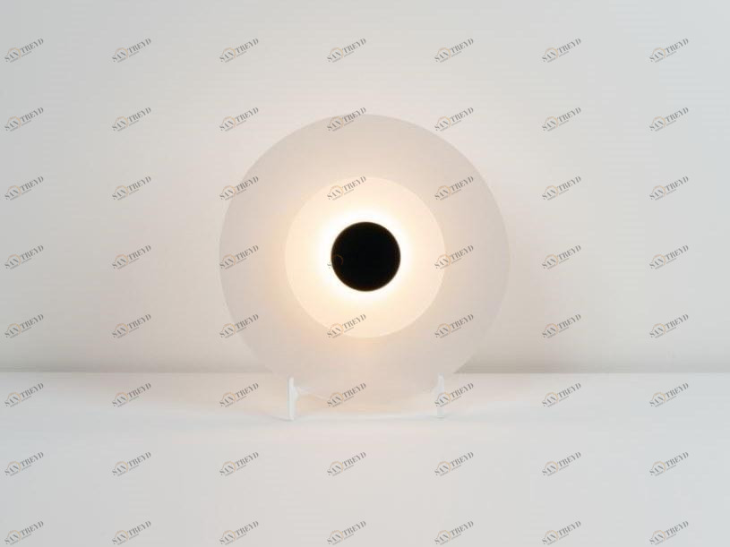 Milan Iluminacion Настольная светодиодная лампа из сатинированного стекла Halos 6781